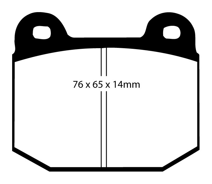 Stabdžių kaladėlės EBC "Redstuff" DP31538C