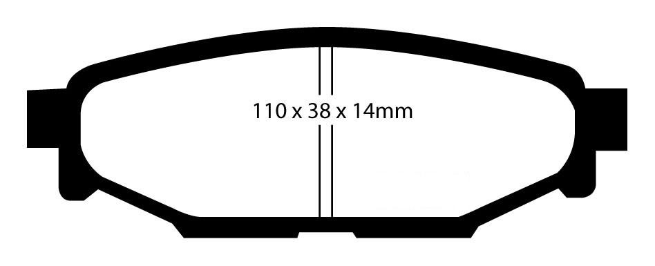 Stabdžių kaladėlės EBC "Redstuff" DP31584C