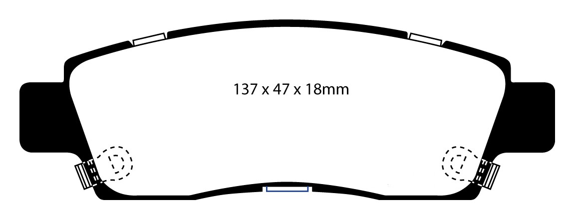 Stabdžių kaladėlės EBC "Redstuff" DP31672C