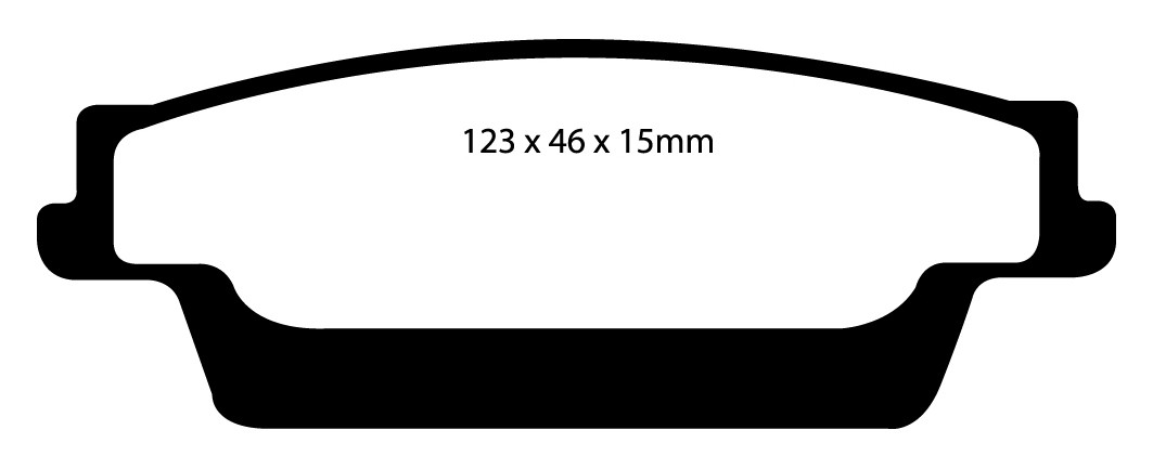 Stabdžių kaladėlės EBC "Redstuff" DP31693C