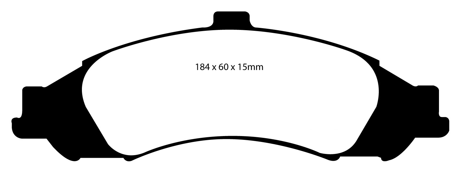 Stabdžių kaladėlės EBC "Redstuff" DP31721C