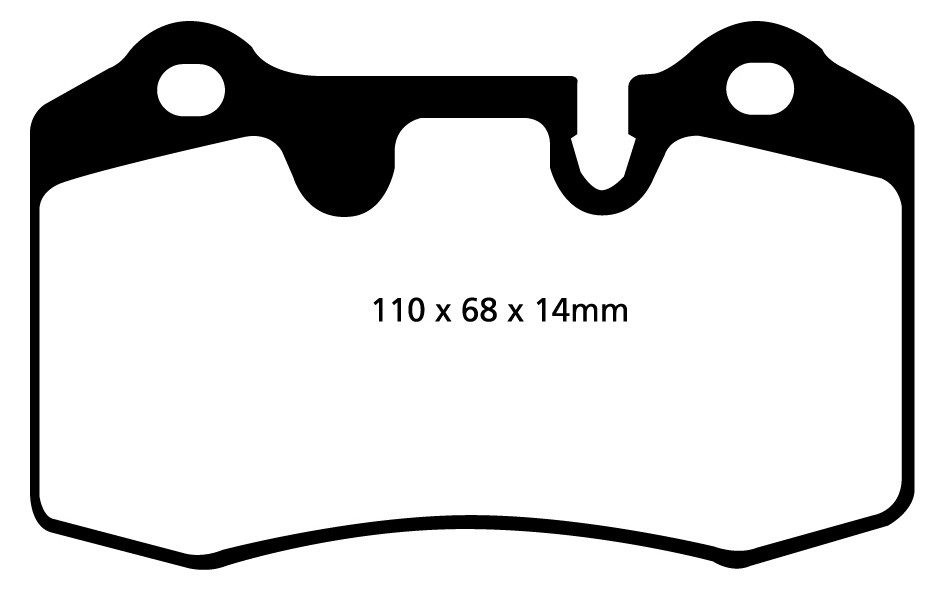Stabdžių kaladėlės EBC "Redstuff" DP31909C
