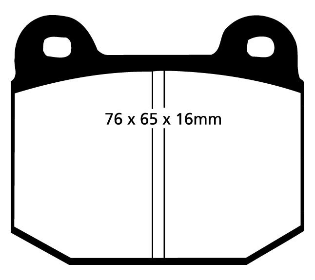 Stabdžių kaladėlės EBC "Redstuff" DP3197C