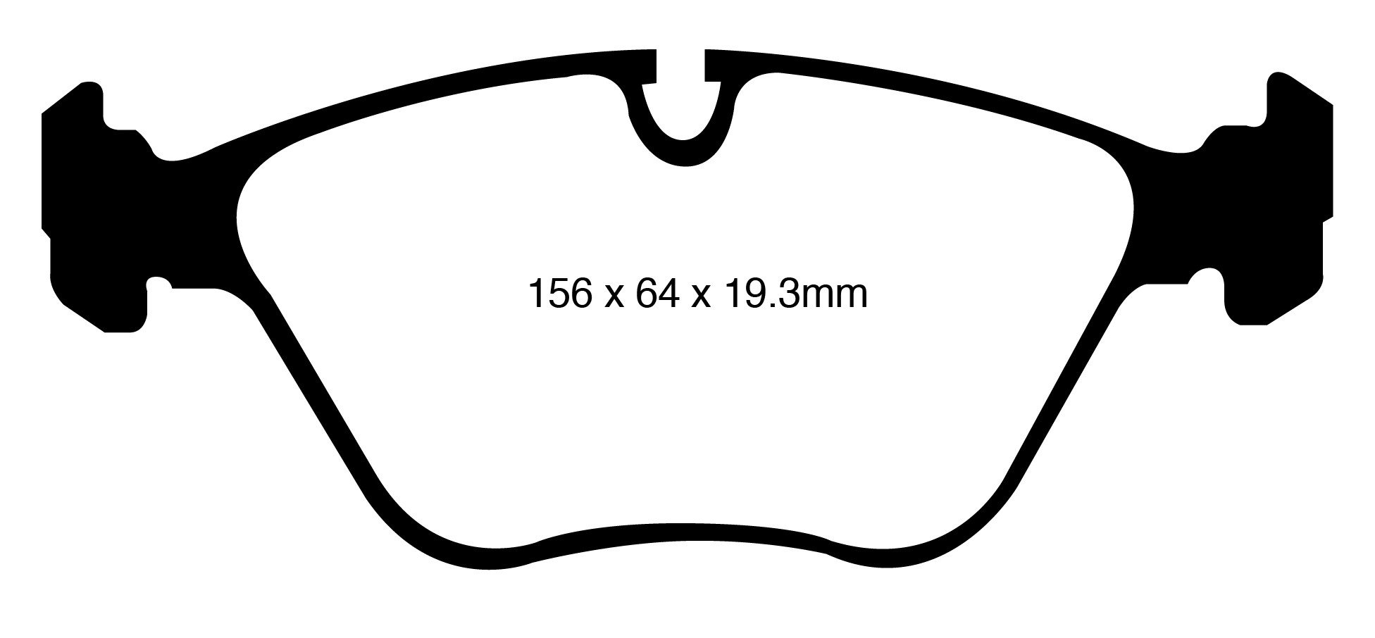 Stabdžių kaladėlės EBC "Redstuff" DP31994C