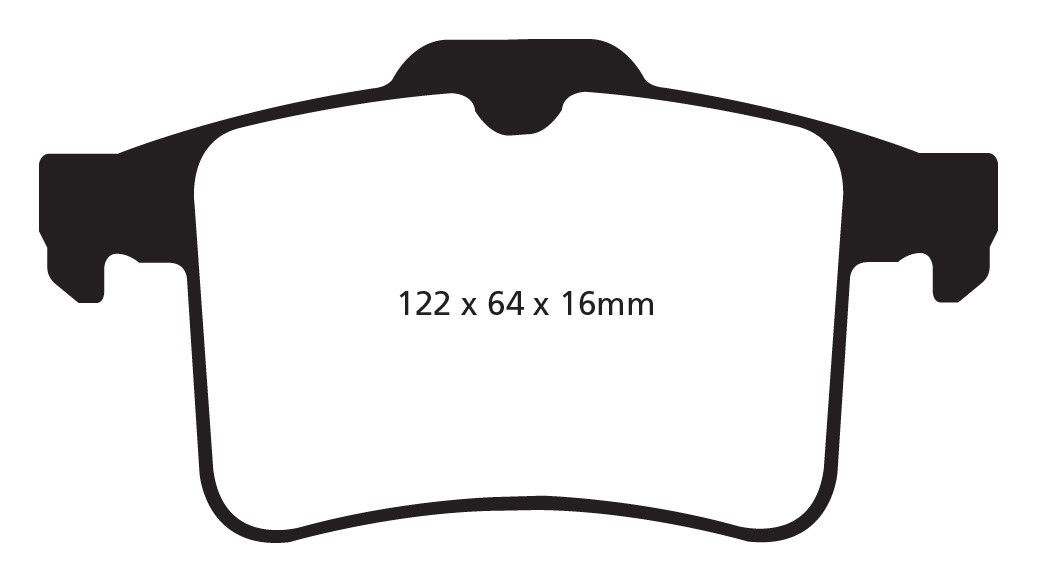 Stabdžių kaladėlės EBC "Redstuff" DP32059C
