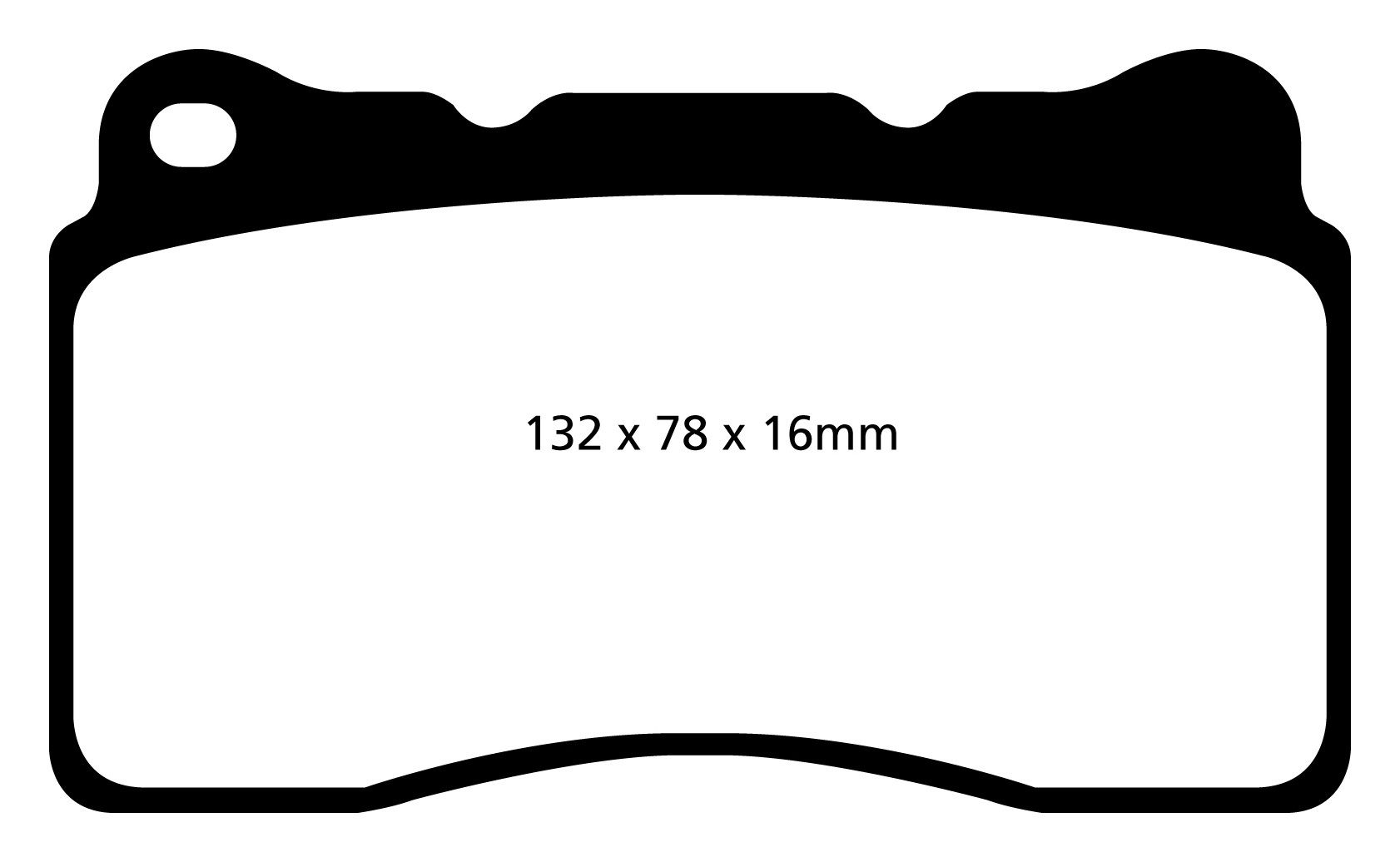 Stabdžių kaladėlės EBC "Redstuff" DP32093C