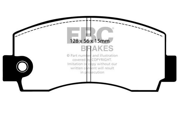 Stabdžių kaladėlės EBC "Ultimax" DP320