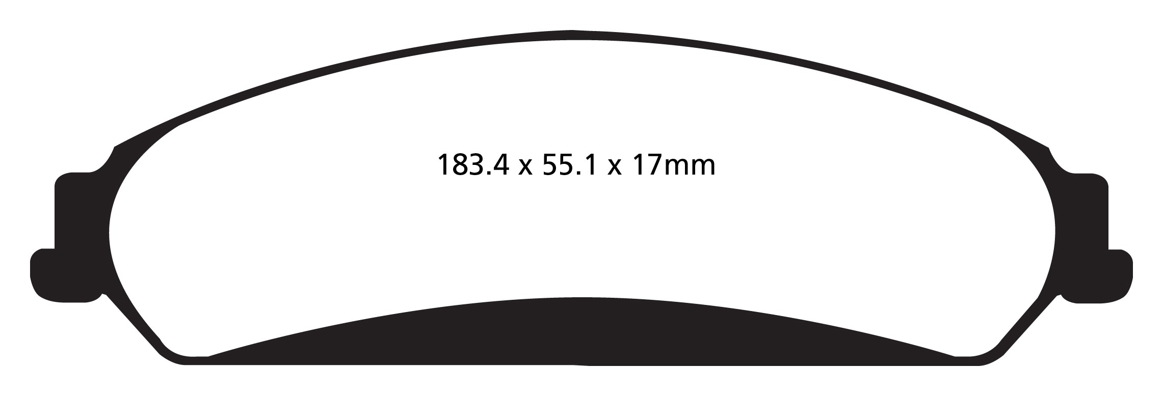 Stabdžių kaladėlės EBC "Redstuff" DP32139C