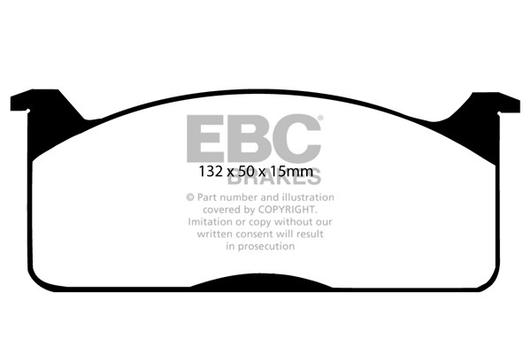 Stabdžių kaladėlės EBC "Ultimax" DP321