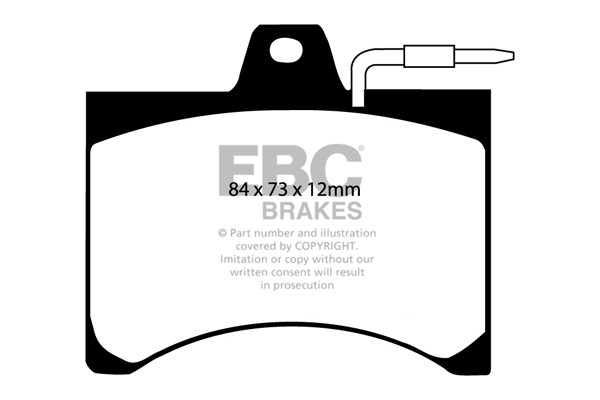 Stabdžių kaladėlės EBC "Ultimax" DP349