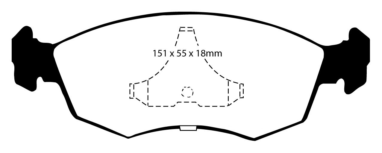 Stabdžių kaladėlės EBC "Redstuff" DP3605/2C