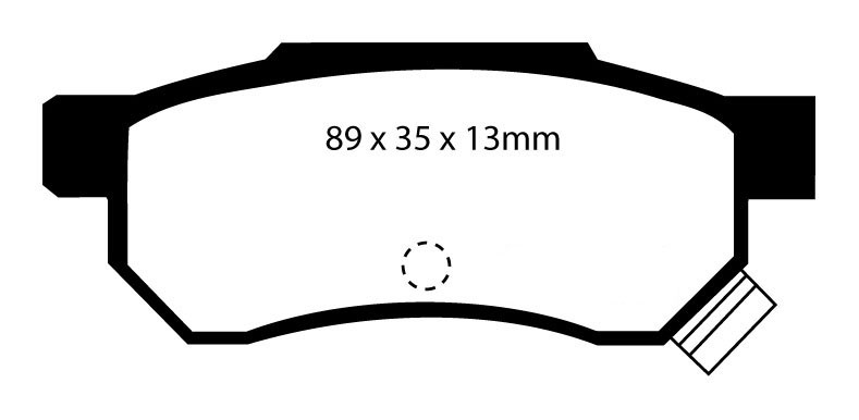 Stabdžių kaladėlės EBC "Redstuff" DP3642/2C