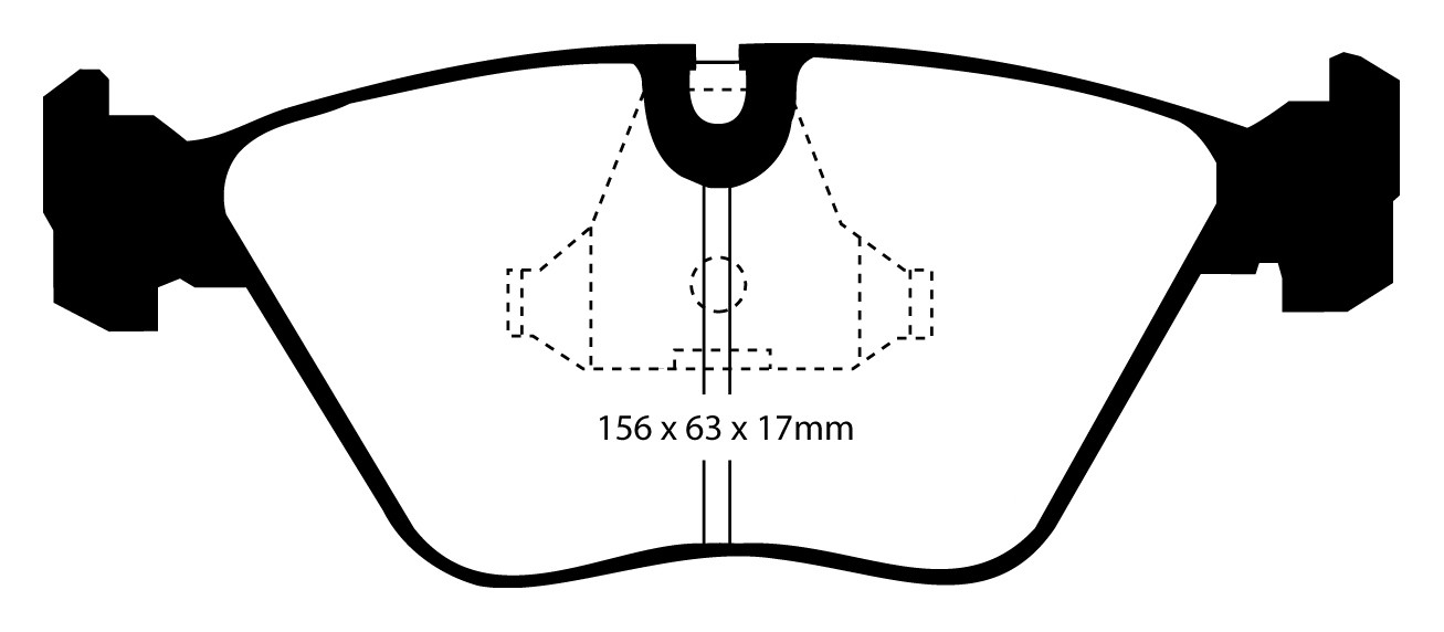 Stabdžių kaladėlės EBC "Redstuff" DP3689/2C