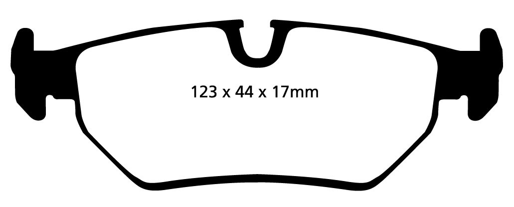 Stabdžių kaladėlės EBC "Redstuff" DP3690/2C
