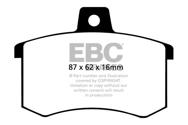 Stabdžių kaladėlės EBC "Ultimax" DP370