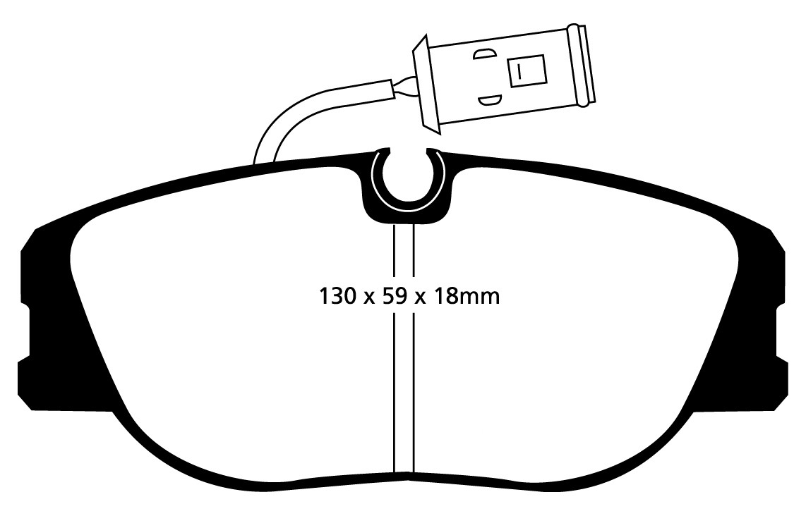 Stabdžių kaladėlės EBC "Redstuff" DP3733/3C