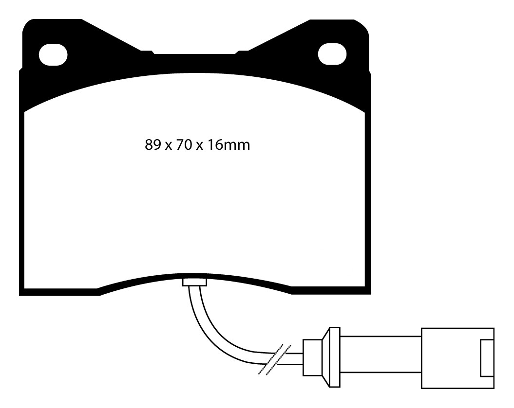 Stabdžių kaladėlės EBC "Redstuff" DP3753C