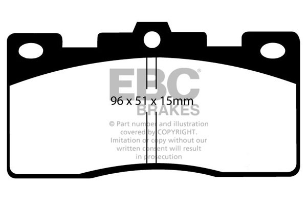 Stabdžių kaladėlės EBC "Ultimax" DP376