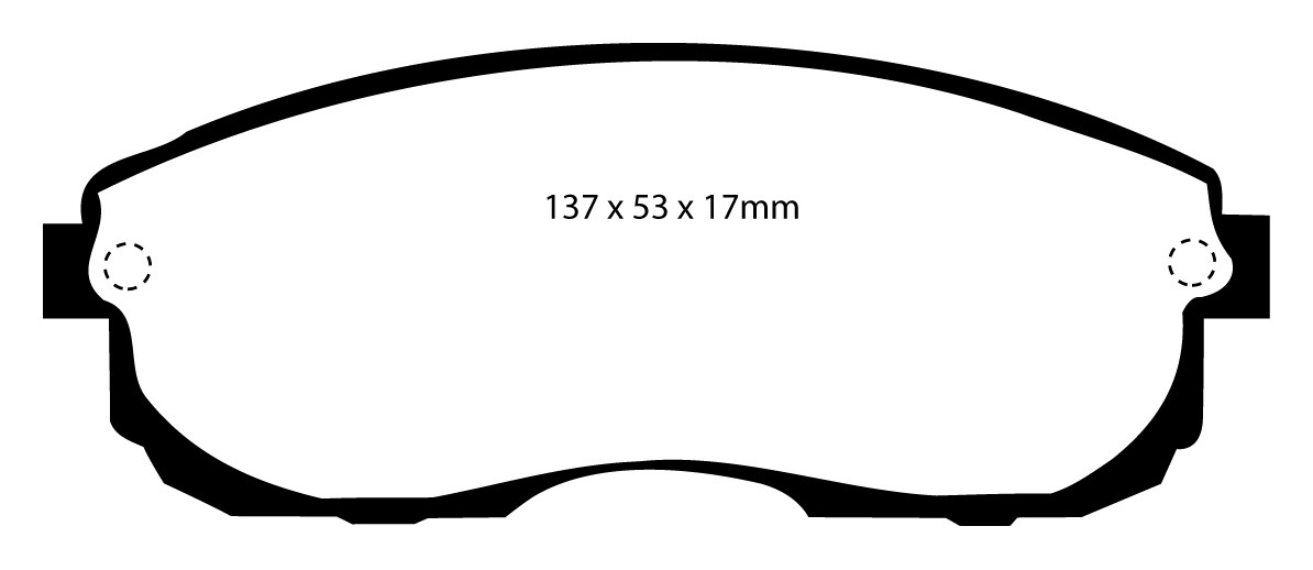 Stabdžių kaladėlės EBC "Redstuff" DP3775C