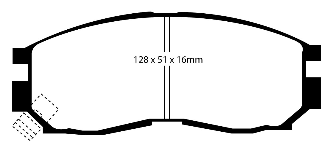 Stabdžių kaladėlės EBC "Redstuff" DP3830C