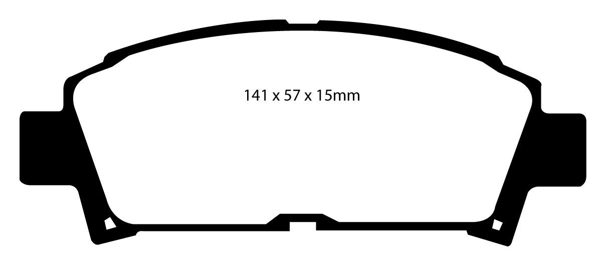 Stabdžių kaladėlės EBC "Redstuff" DP3995C