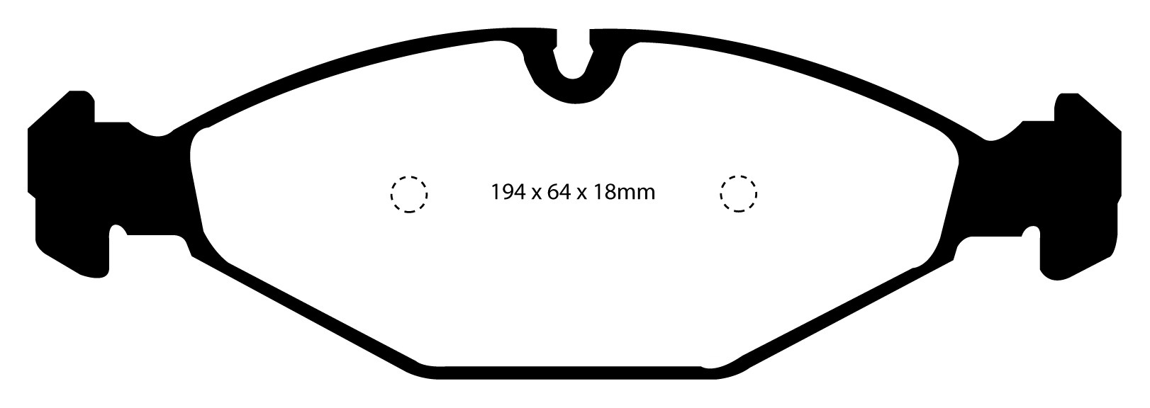 Stabdžių kaladėlės EBC "Yellowstuff" DP41009R