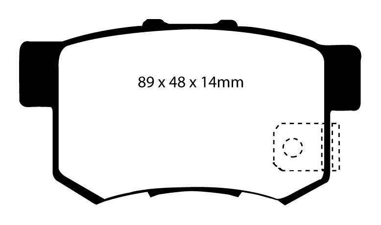 Stabdžių kaladėlės EBC "Yellowstuff" DP41193R