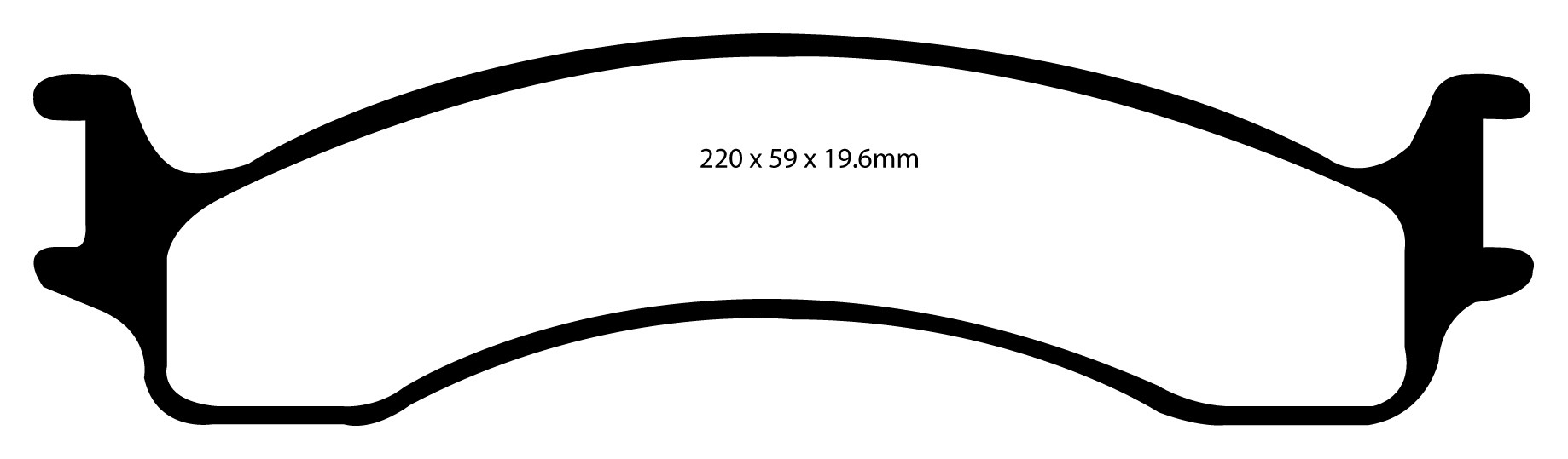 Stabdžių kaladėlės EBC "Yellowstuff" DP41307R