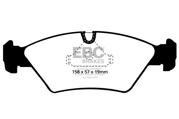 Stabdžių kaladėlės EBC "Ultimax" DP414