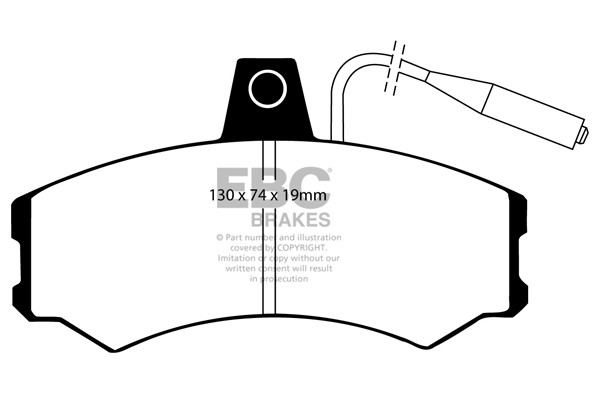 Stabdžių kaladėlės EBC "Ultimax" DP425