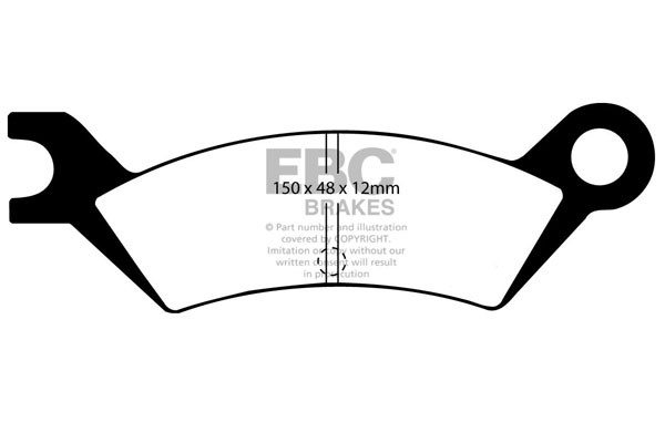 Stabdžių kaladėlės EBC "Ultimax" DP442