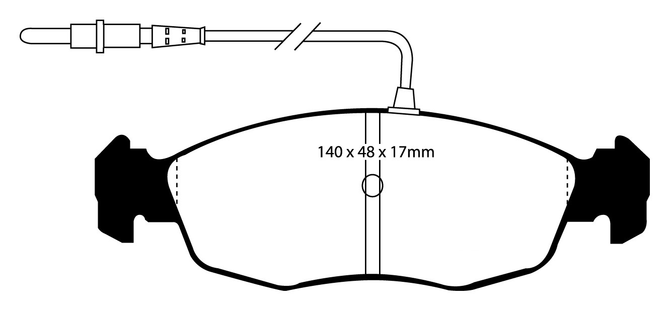 Stabdžių kaladėlės EBC "Yellowstuff" DP4948R