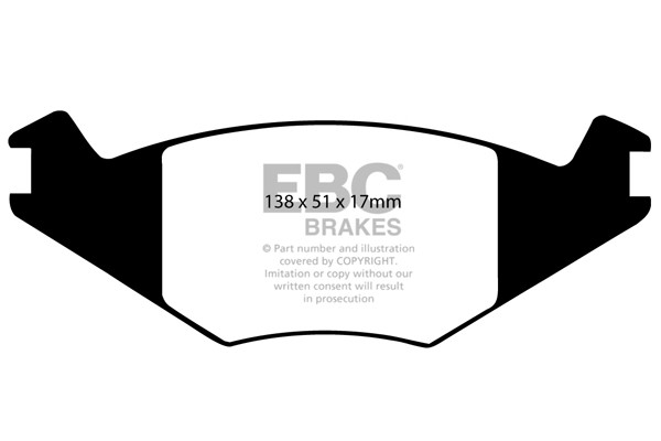 Stabdžių kaladėlės EBC "Ultimax" DP515