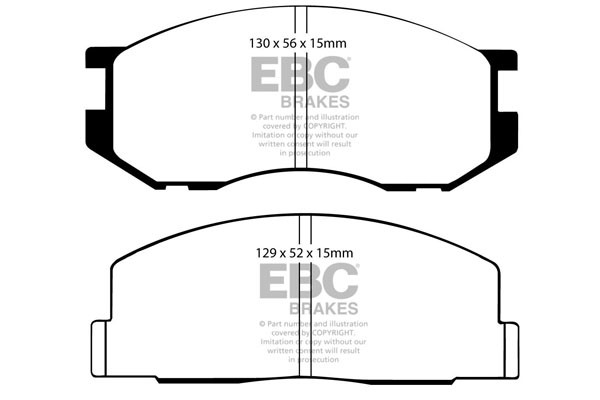 Stabdžių kaladėlės EBC "Ultimax" DP536