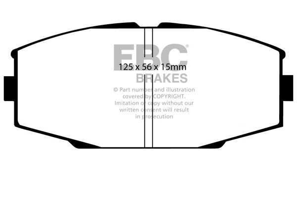 Stabdžių kaladėlės EBC "Ultimax" DP610