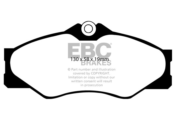 Stabdžių kaladėlės EBC "Ultimax" DP654