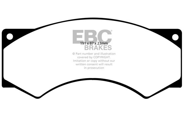 Stabdžių kaladėlės EBC "Ultimax" DP715/2