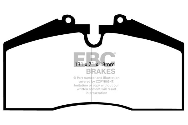 Stabdžių kaladėlės EBC "Ultimax" DP767