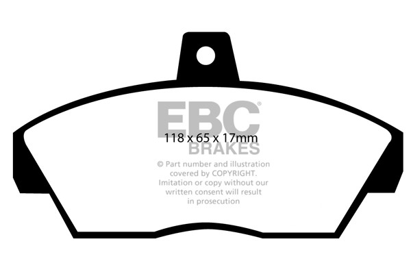 Stabdžių kaladėlės EBC "Ultimax" DP810
