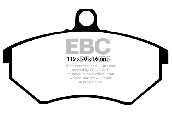 Stabdžių kaladėlės EBC "Ultimax" DP841