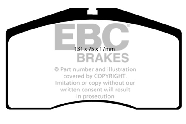 Stabdžių kaladėlės EBC "Ultimax" DP997