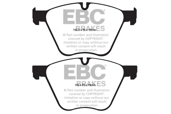 Stabdžių kaladėlės EBC "Ultimax" DPX2007