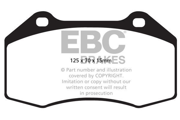 Stabdžių kaladėlės EBC "Ultimax" DPX2021/2