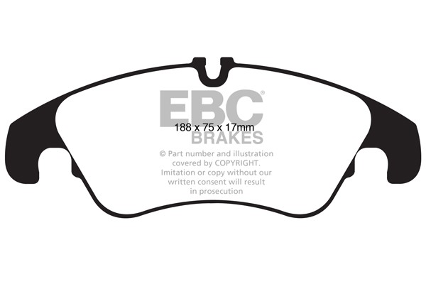 Stabdžių kaladėlės EBC "Ultimax" DPX2022