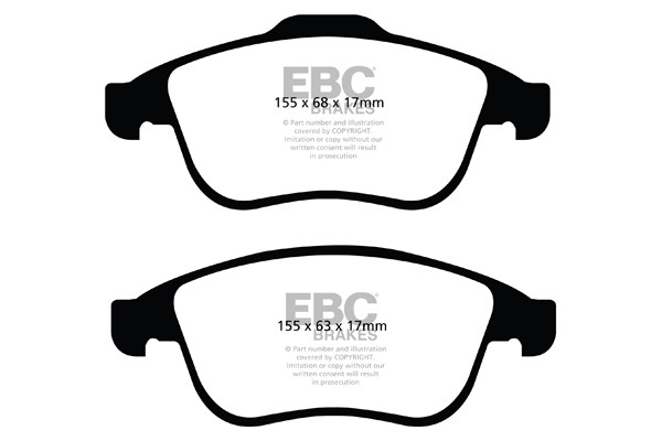 Stabdžių kaladėlės EBC "Ultimax" DPX2024