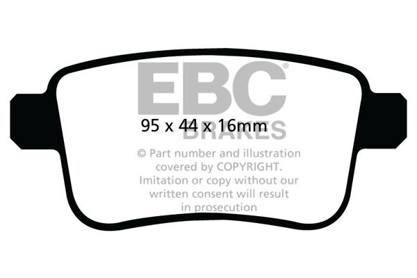 Stabdžių kaladėlės EBC "Ultimax" DPX2034