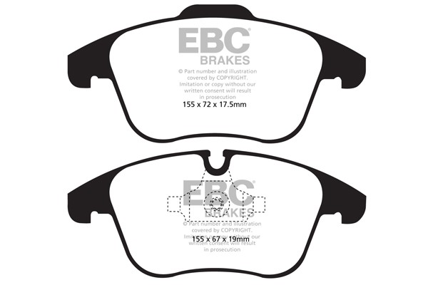 Stabdžių kaladėlės EBC "Ultimax" DPX2040