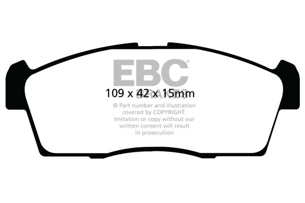 Stabdžių kaladėlės EBC "Ultimax" DPX2042