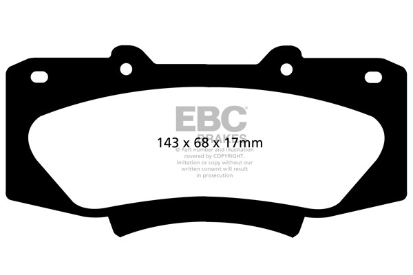 Stabdžių kaladėlės EBC "Ultimax" DPX2054