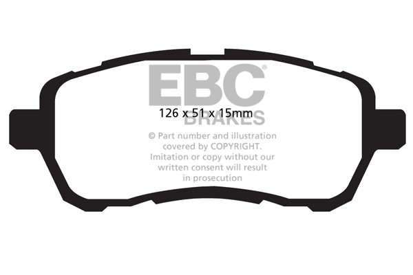 Stabdžių kaladėlės EBC "Ultimax" DPX2058